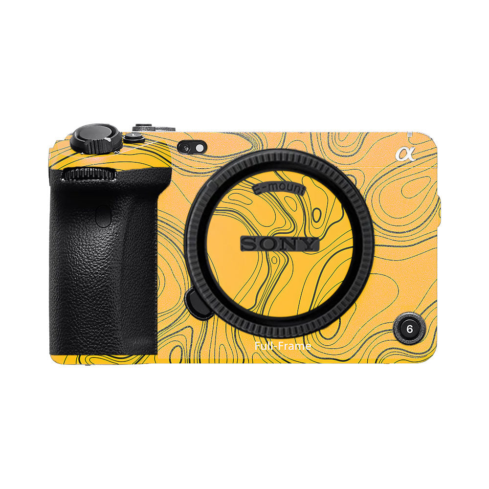 Topographic Map Pattern Sony FX3 Camera Skin