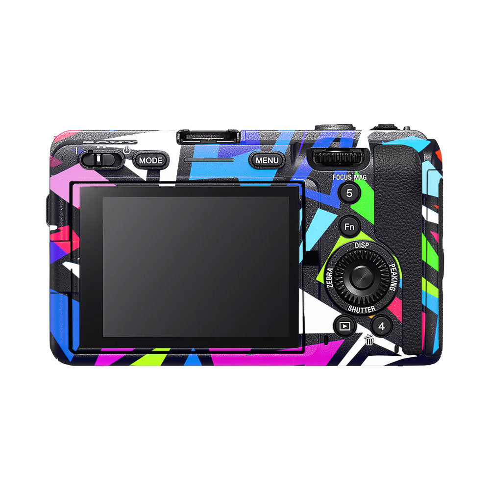 Bold Geometric Pop Sony FX3 Camera Skin