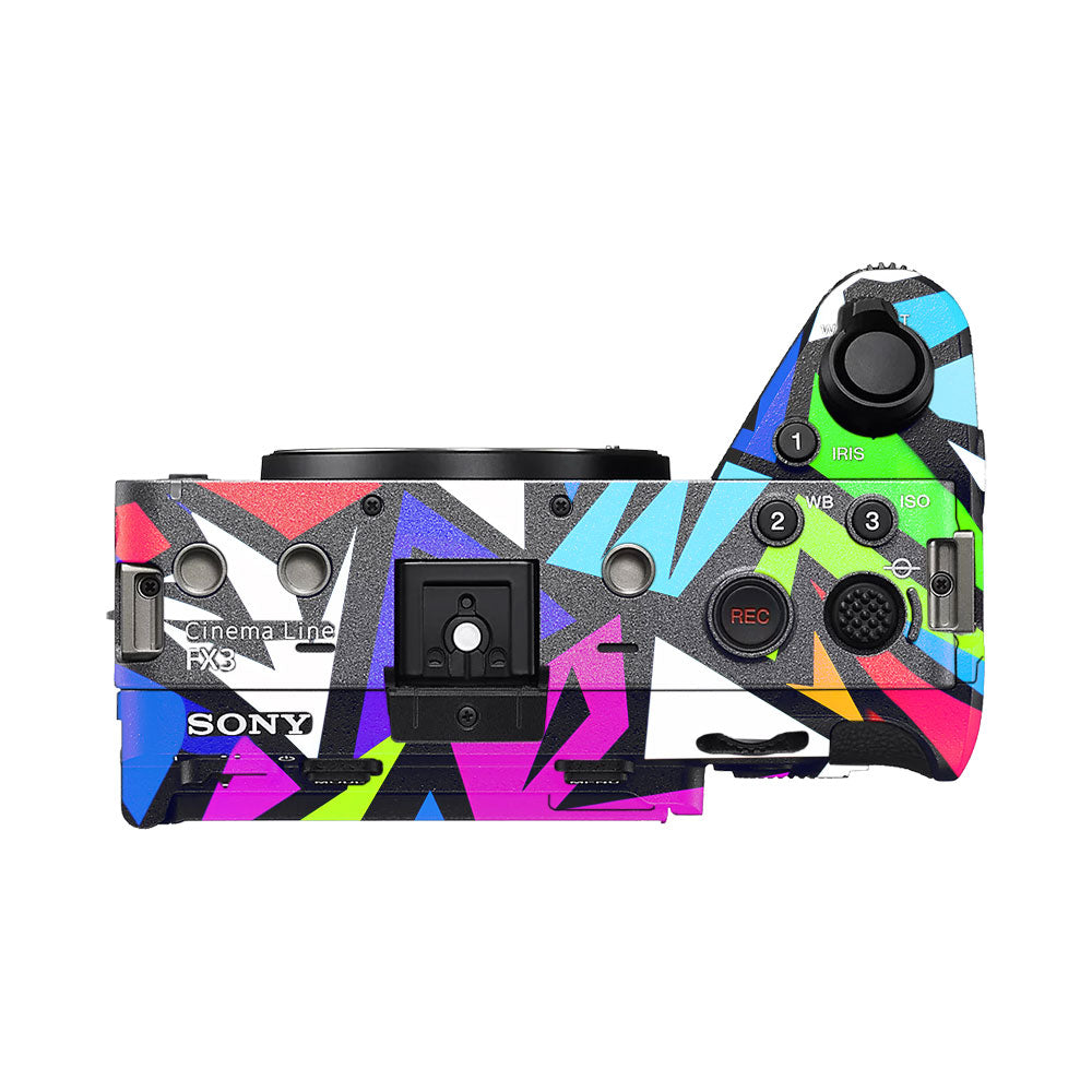 Bold Geometric Pop Sony FX3 Camera Skin