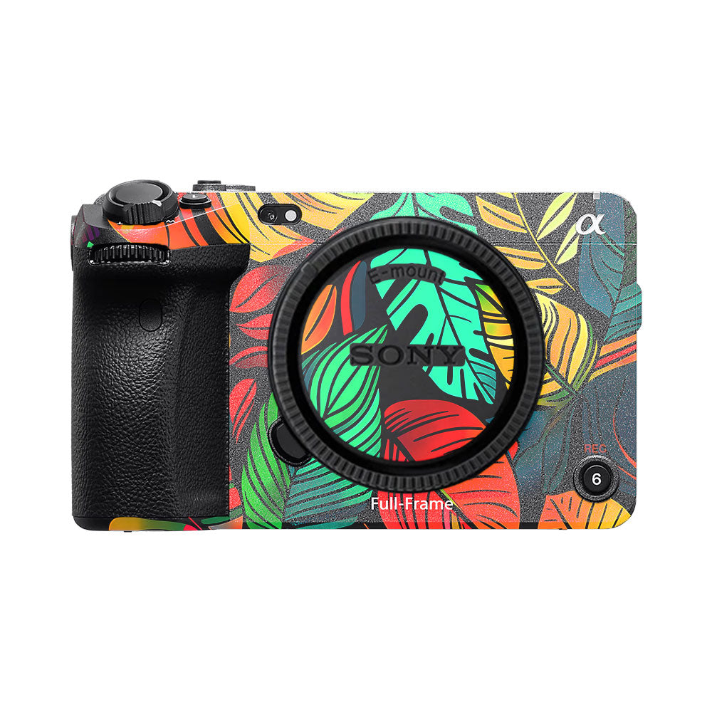 Tropical Jungle Leaves Sony FX3 Camera Skin