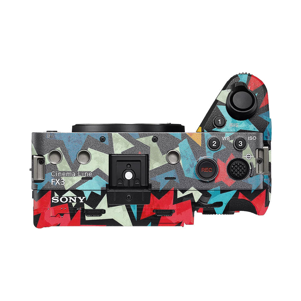 Pop Art Lightning Sony FX3 Camera Skin