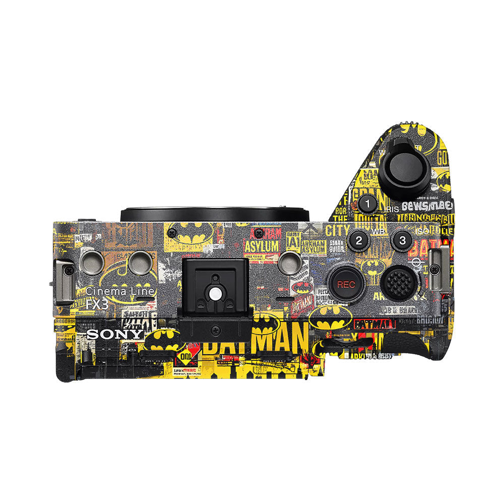 Batman Collage Sony FX3 Camera Skin