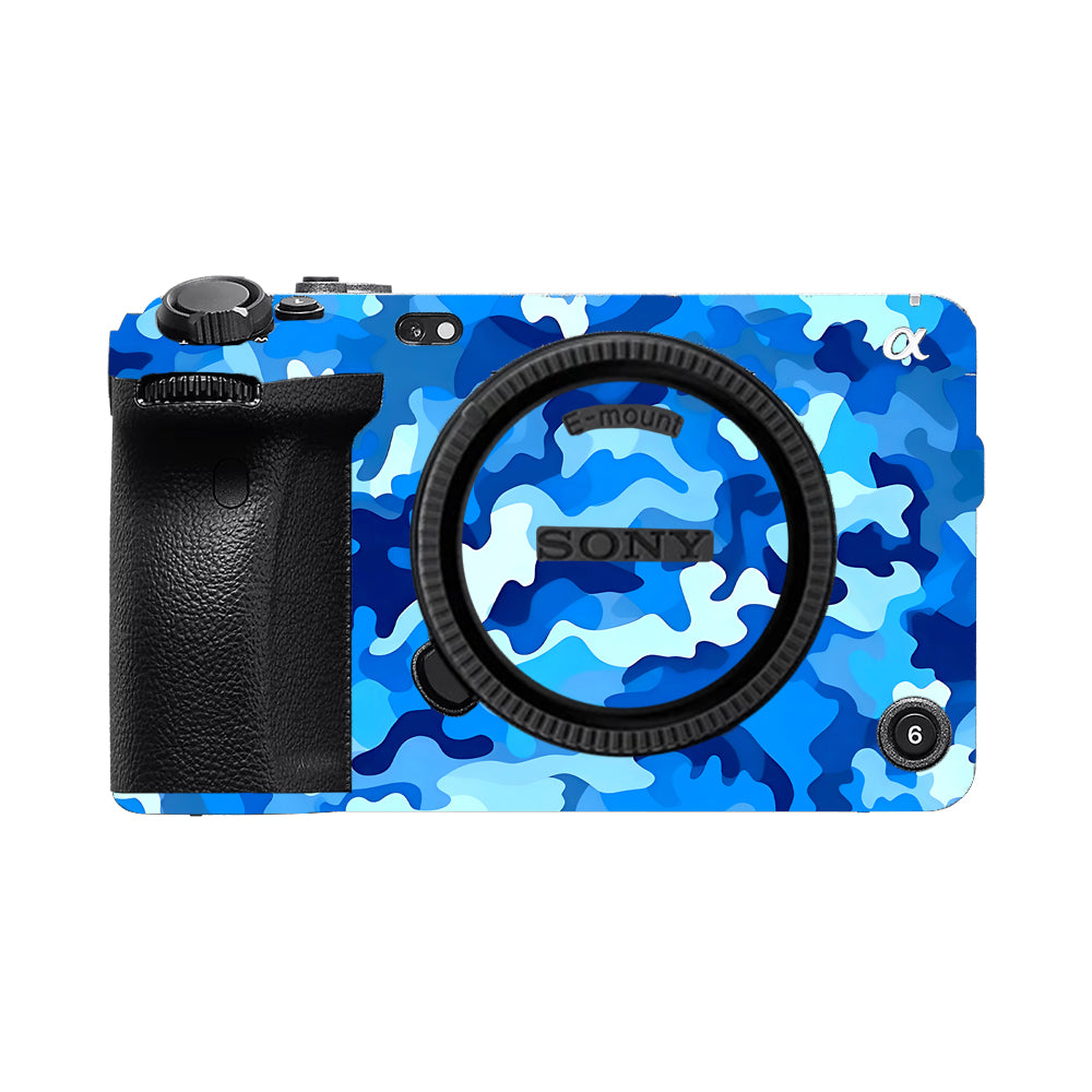 Arctic Blue Camo Pattern Sony FX3 Camera Skins