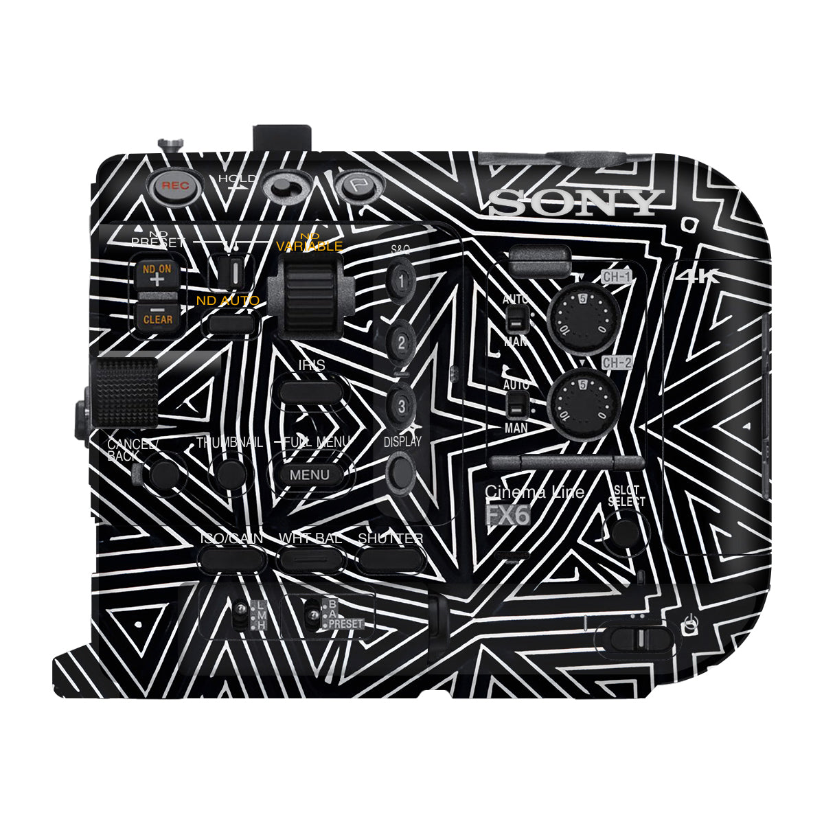 Geometric Pattern Sony FX6 Camera Skin