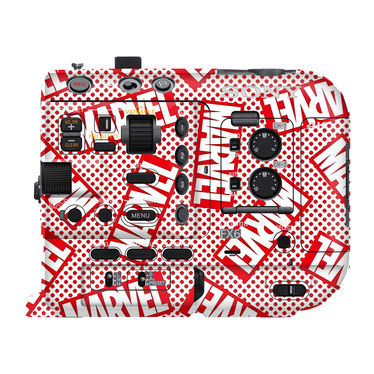 Marvel Comics Sony FX6 Camera Skin