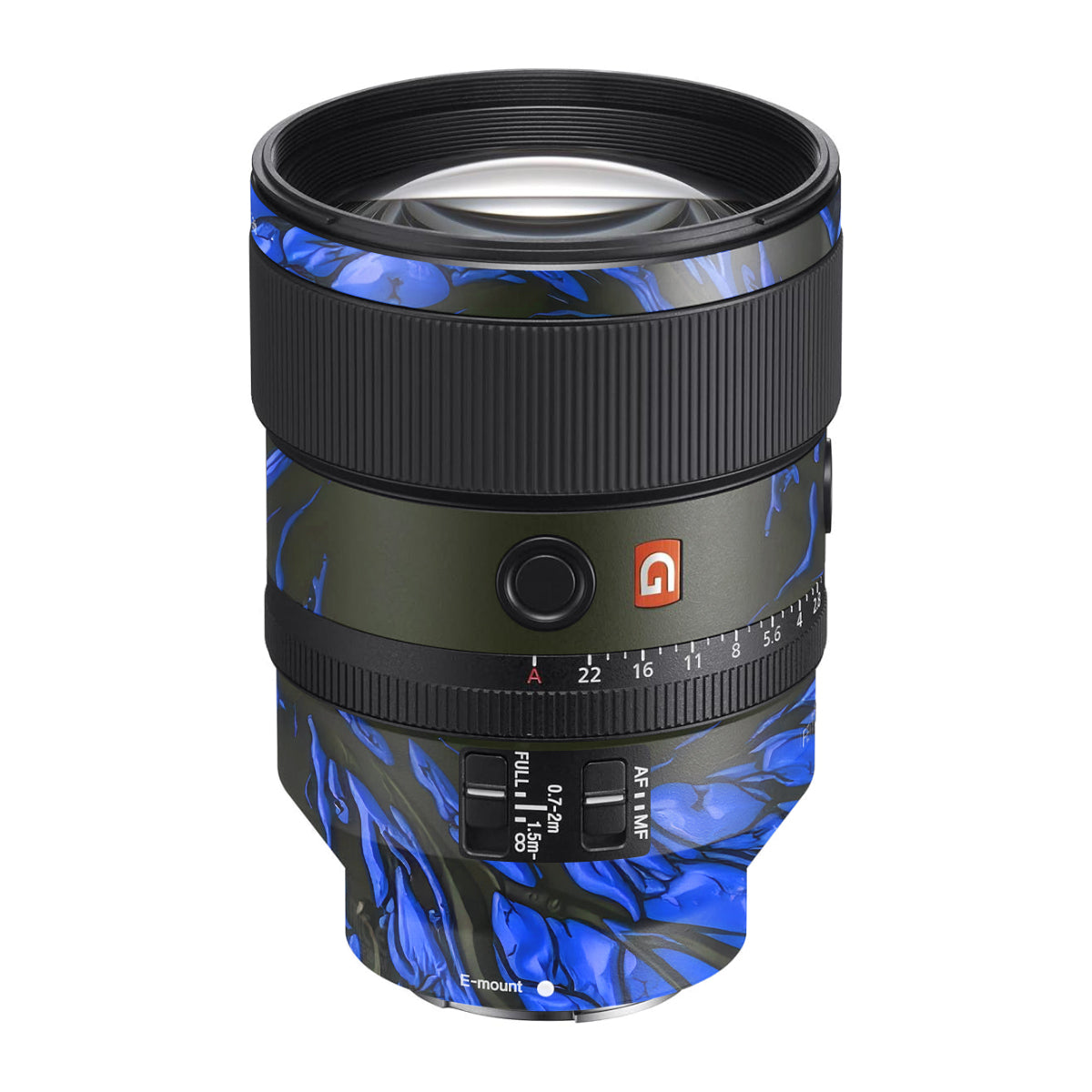 Venom Blue Sony FE 135mm F/1.8 GM Camera Lens Skin
