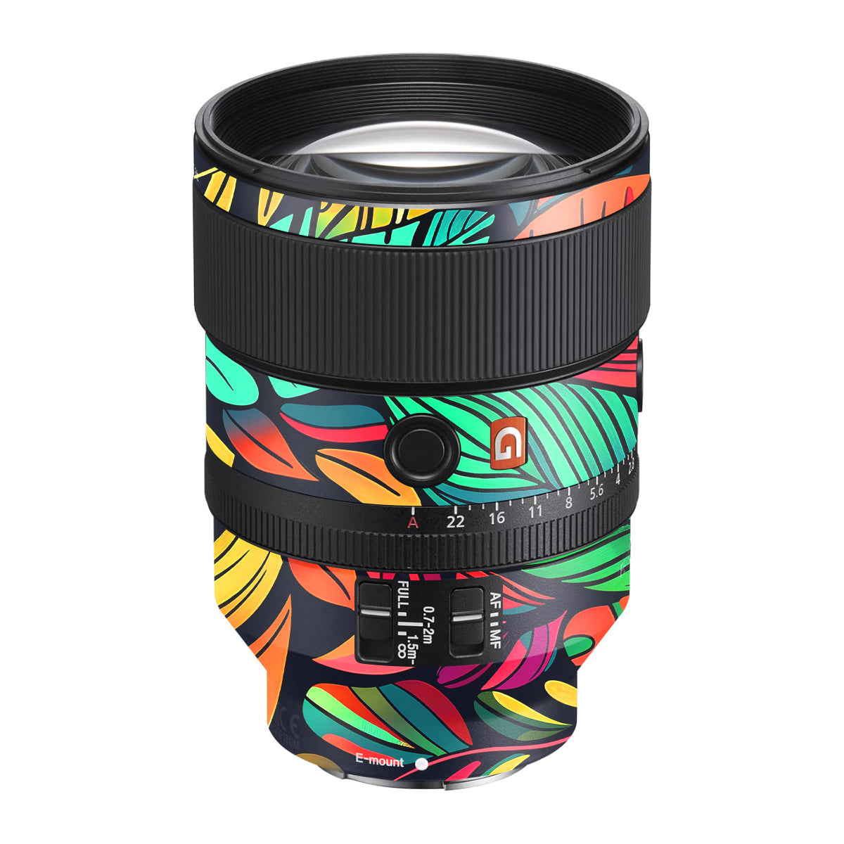 Tropical Jungle Leaves Sony FE 135mm F/1.8 GM Camera Lens Skin