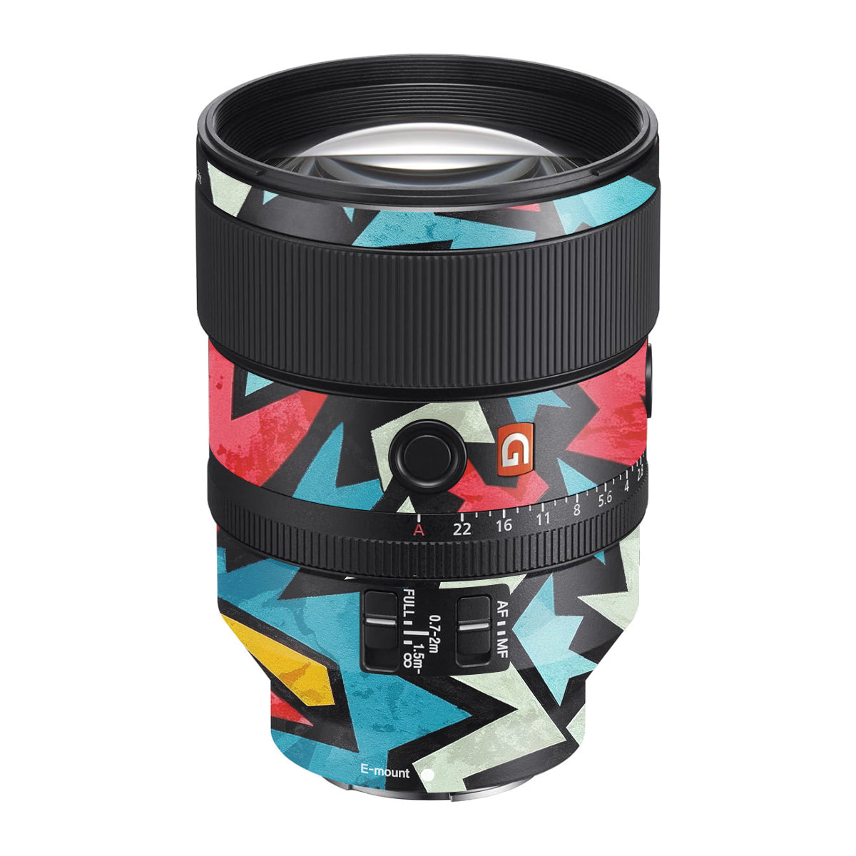 Pop Art Lightning Sony FE 135mm F/1.8 GM Camera Lens Skin