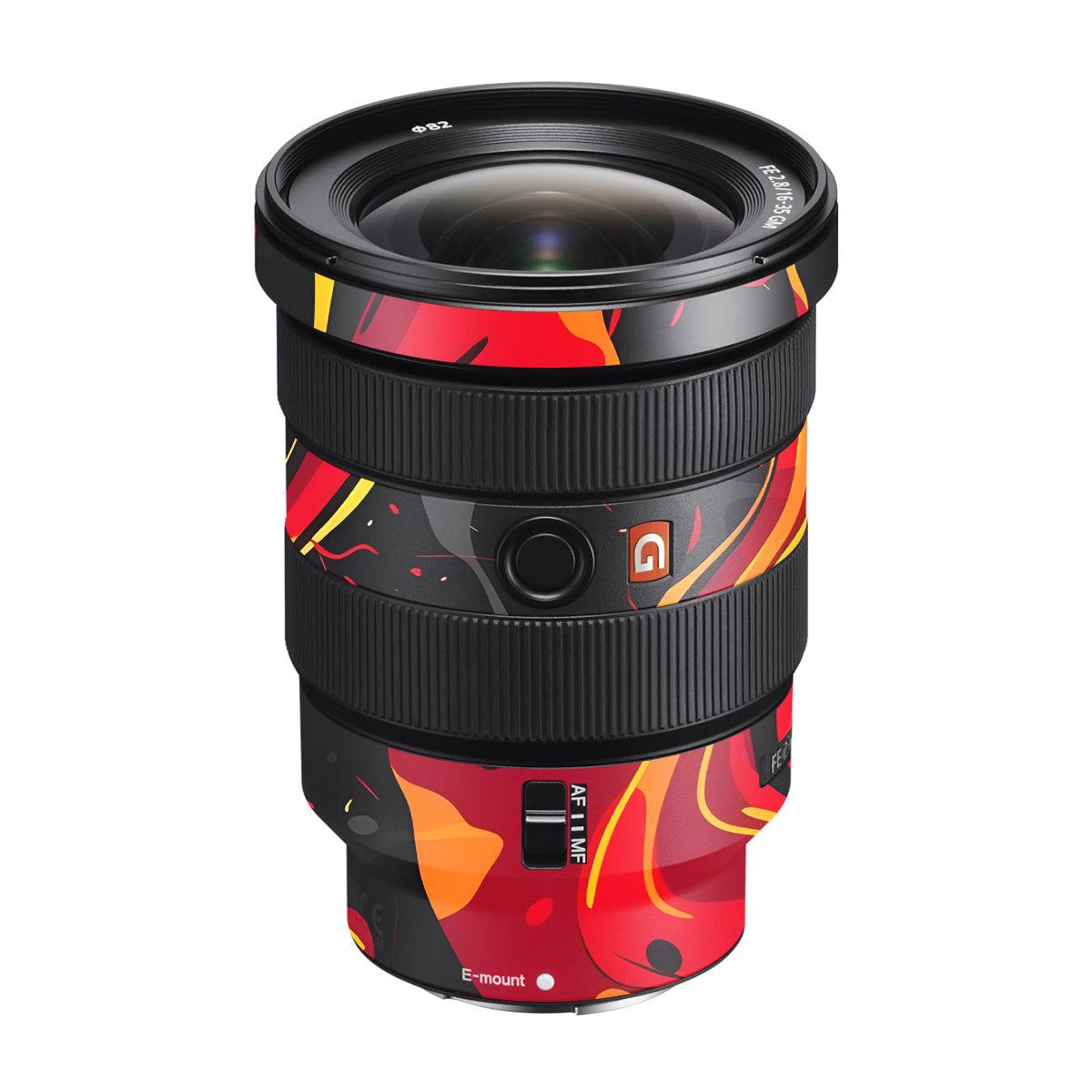 Lava Burst Sony FE 16-35mm F/2.8 GM Camera Lens Skin