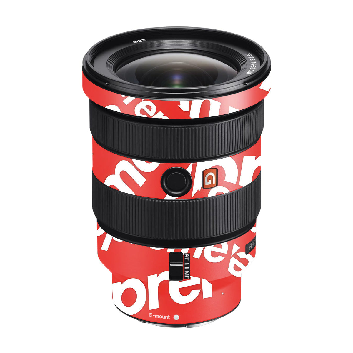 Supreme Red Sony FE 16-35mm F/2.8 GM Camera Lens Skin