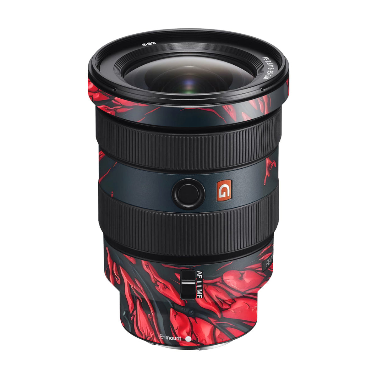 Venom Red Sony FE 16-35mm F/2.8 GM Camera Lens Skin