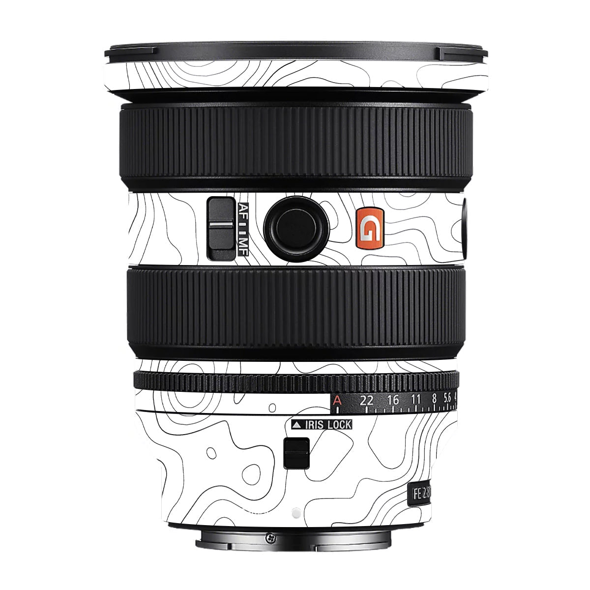 White Contour Design Sony FE 16-35mm F/2.8 GM II Camera Lens Skin