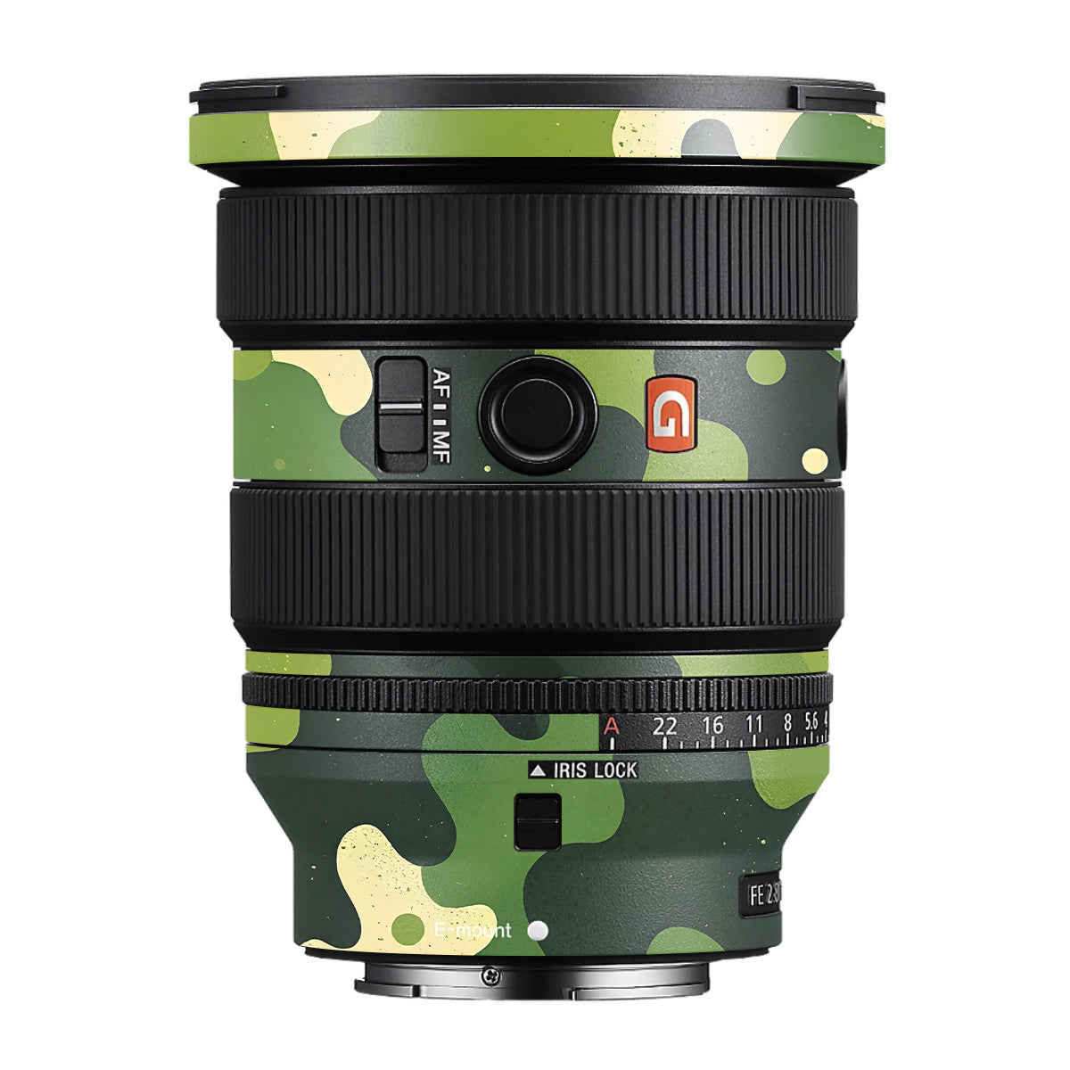 Camouflage Pattern Sony FE 16-35mm F/2.8 GM II Camera Lens Skin