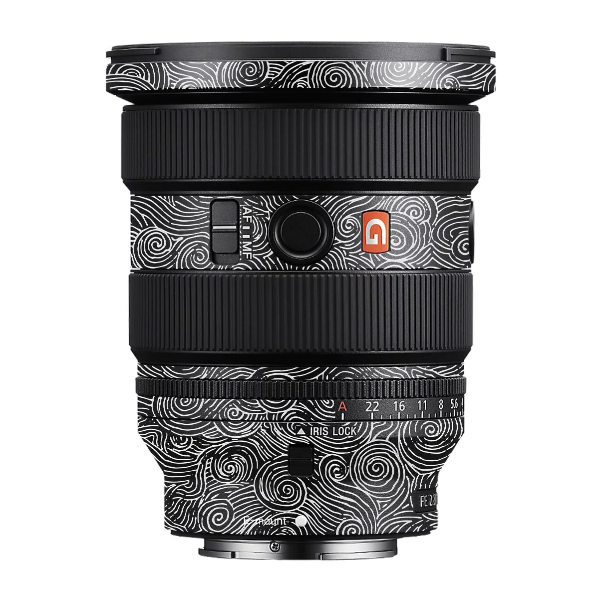 White Spirals Sony FE 16-35mm F/2.8 GM II Camera Lens Skin
