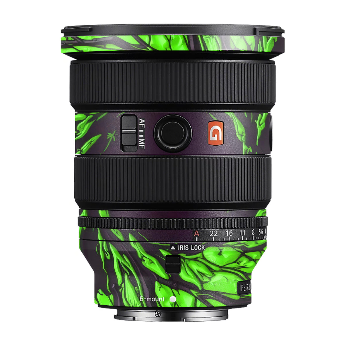 Venom Green Sony FE 16-35mm F/2.8 GM II Camera Lens Skin
