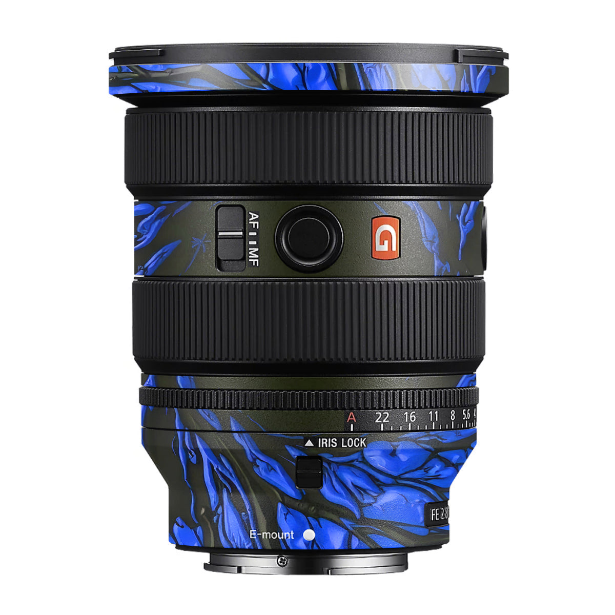 Venom Blue Sony FE 16-35mm F/2.8 GM II Camera Lens Skin