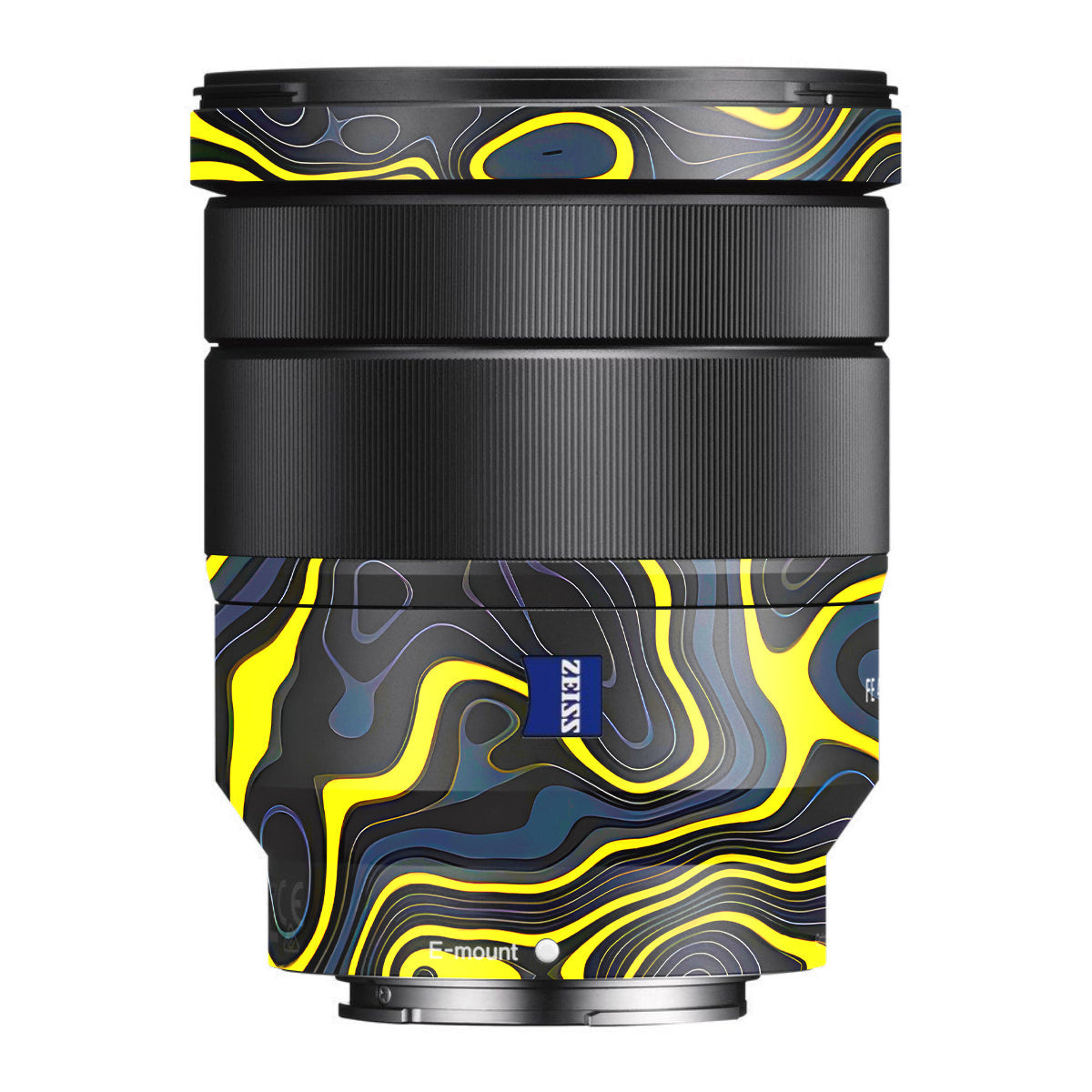 Neon Lava Contours Sony FE 16-35mm F/4 ZA OSS Camera Lens Skin