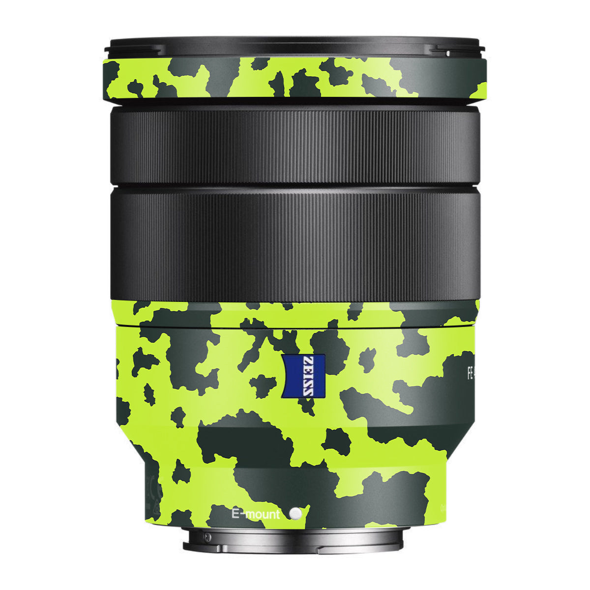 Neon Green Splatter Sony FE 16-35mm F/4 ZA OSS Camera Lens Skin