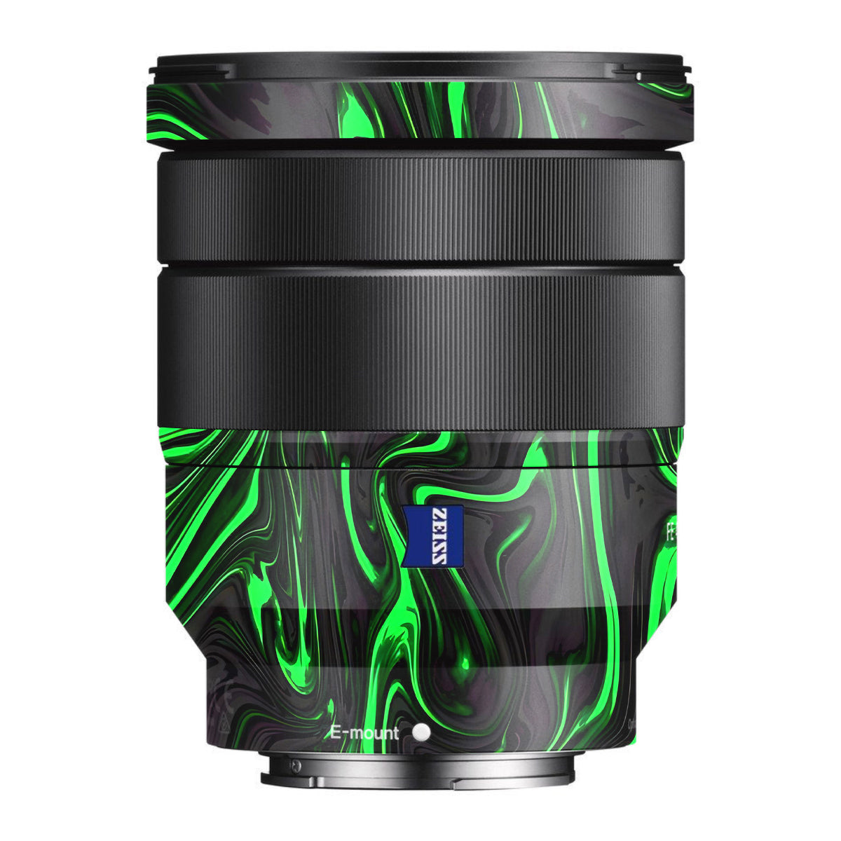 Green Liquid Pattern Sony FE 16-35mm F/4 ZA OSS Camera Lens Skin