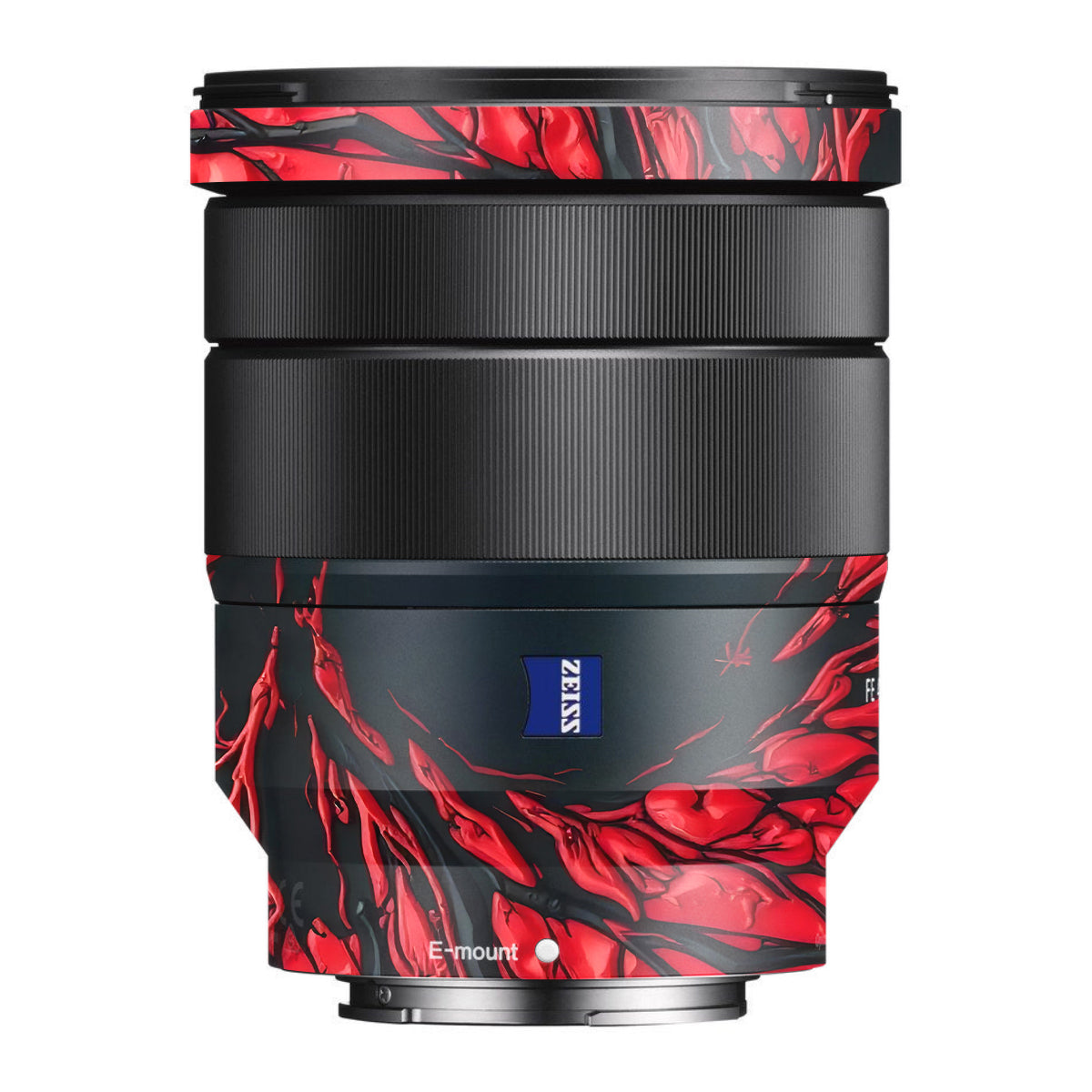 Venom Red Sony FE 16-35mm F/4 ZA OSS Camera Lens Skin