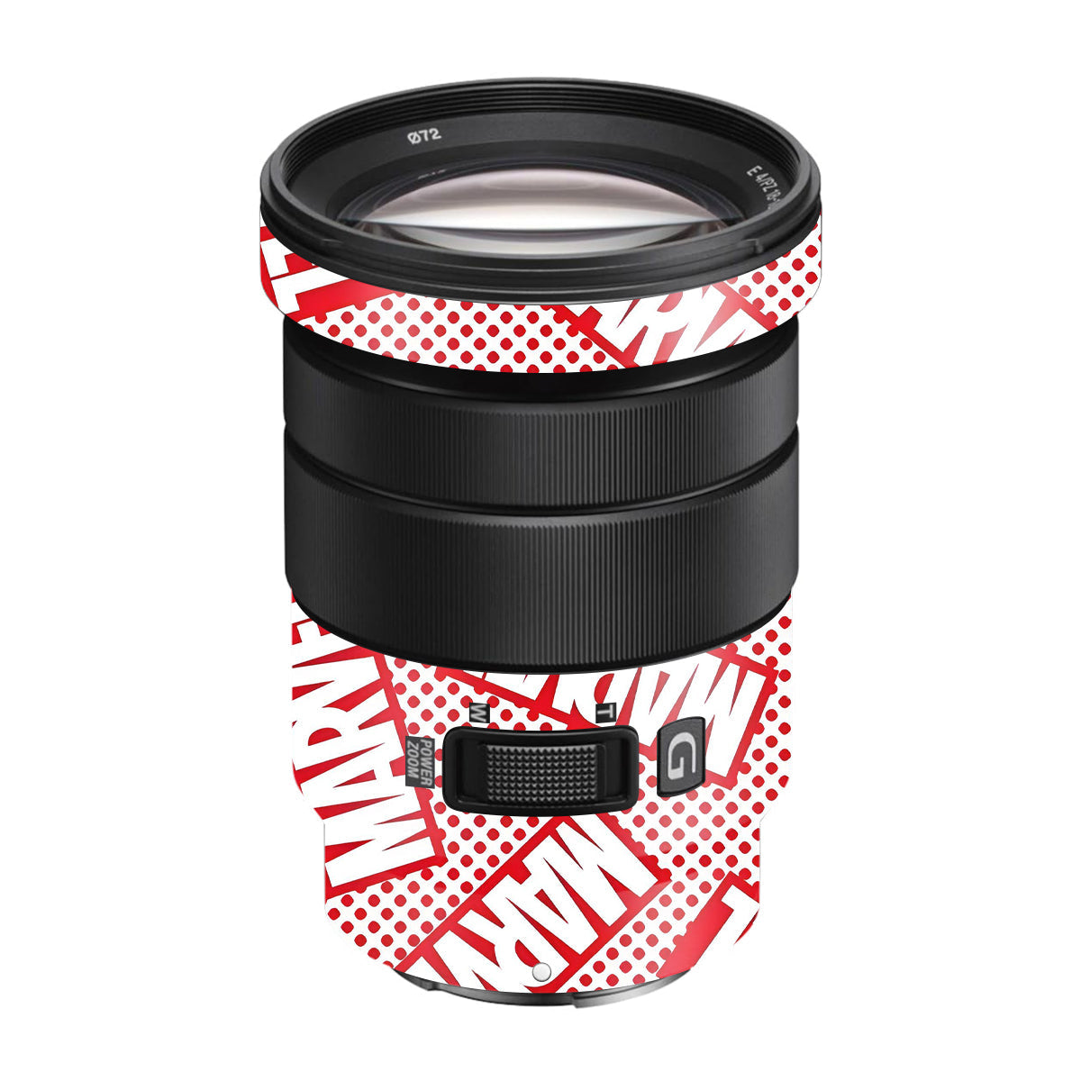 Marvel Comics Sony E 18-105mm F/4 Camera Lens Skin