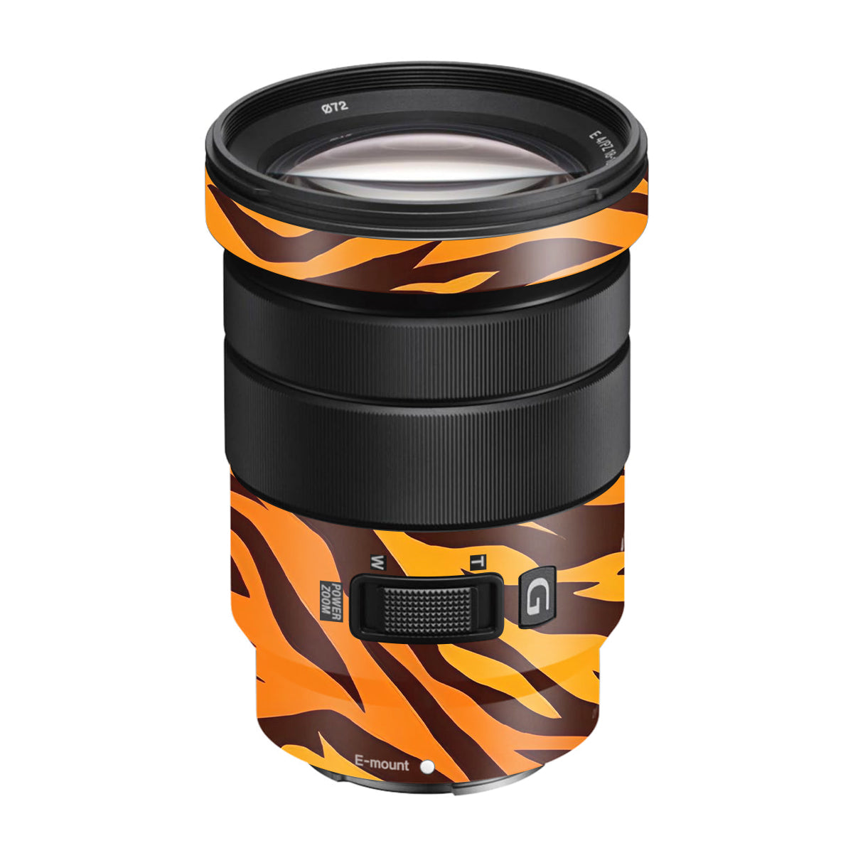 Wild Tiger Stripes Sony E 18-105mm F/4 Camera Lens Skin