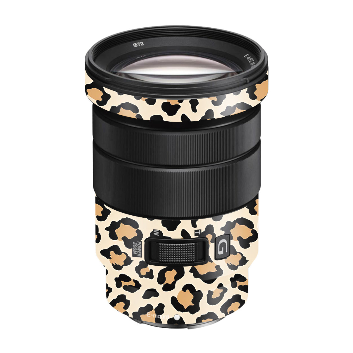 Sandy Leopard Spots Sony E 18-105mm F/4 Camera Lens Skin