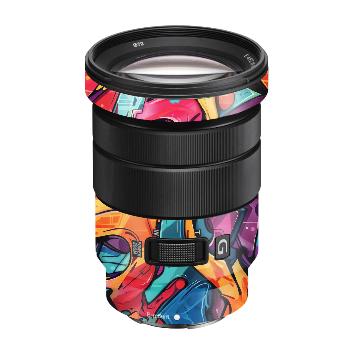Urban Graffiti Explosion Sony E 18-105mm F/4 Camera Lens Skin