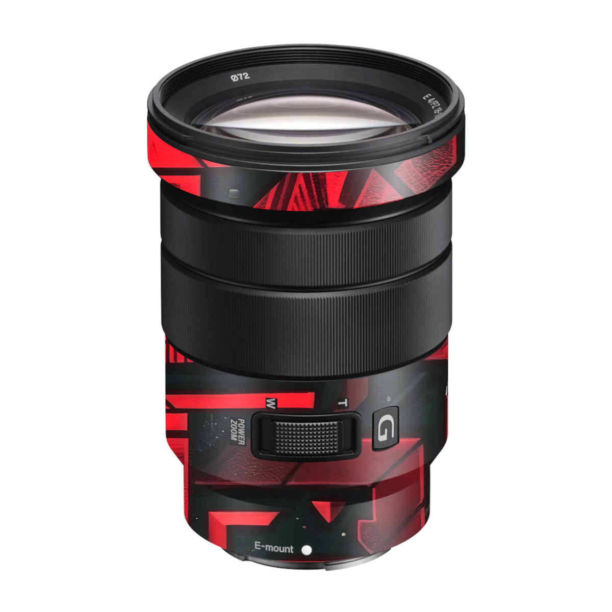Cyber Maze Circuit Sony E 18-105mm F/4 Camera Lens Skin
