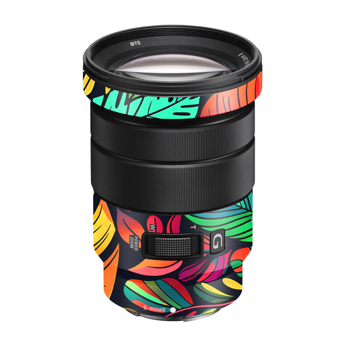 Tropical Jungle Leaves Sony E 18-105mm F/4 Camera Lens Skin