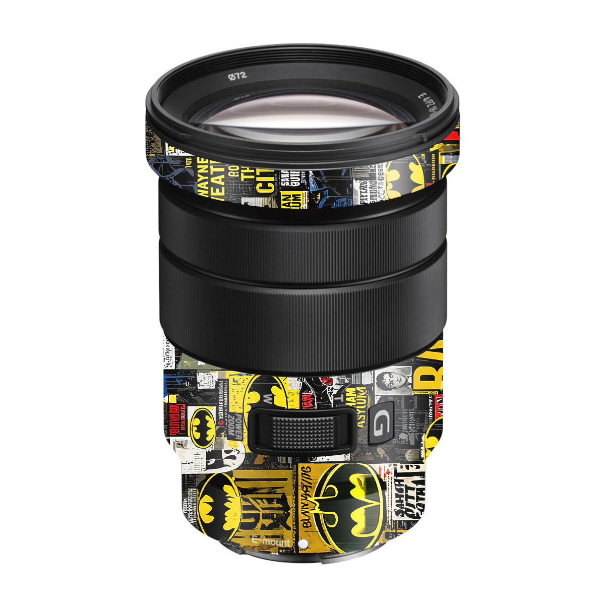 Batman Collage Sony E 18-105mm F/4 Camera Lens Skin