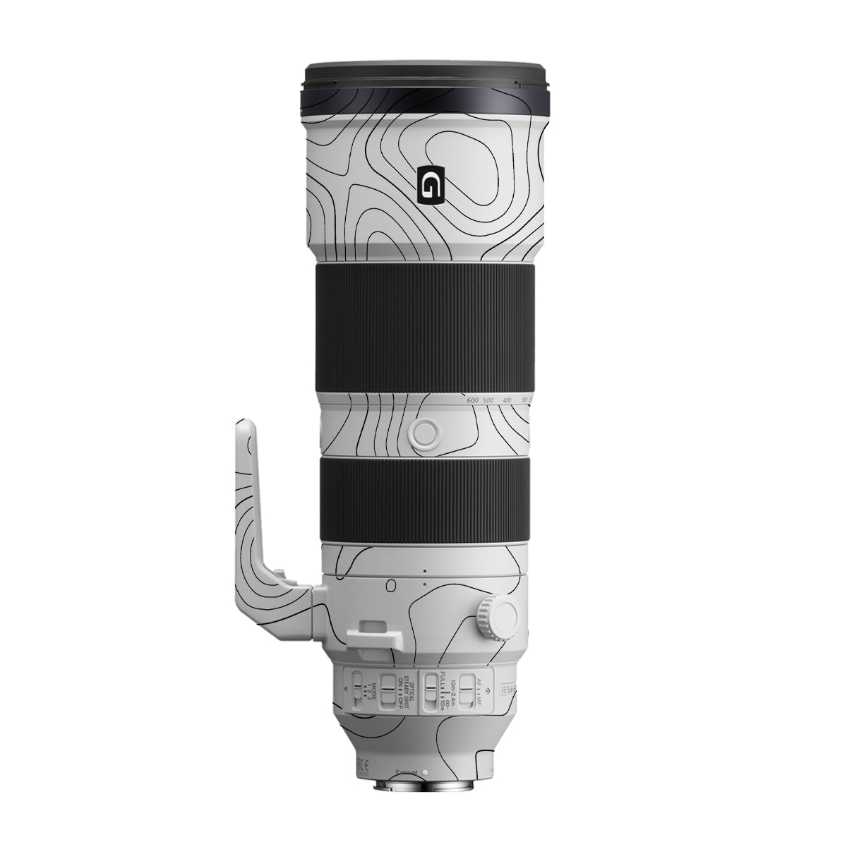 White Contour Design Sony FE 200-600mm F/5.6-6.3 G OSS Camera Lens Skin