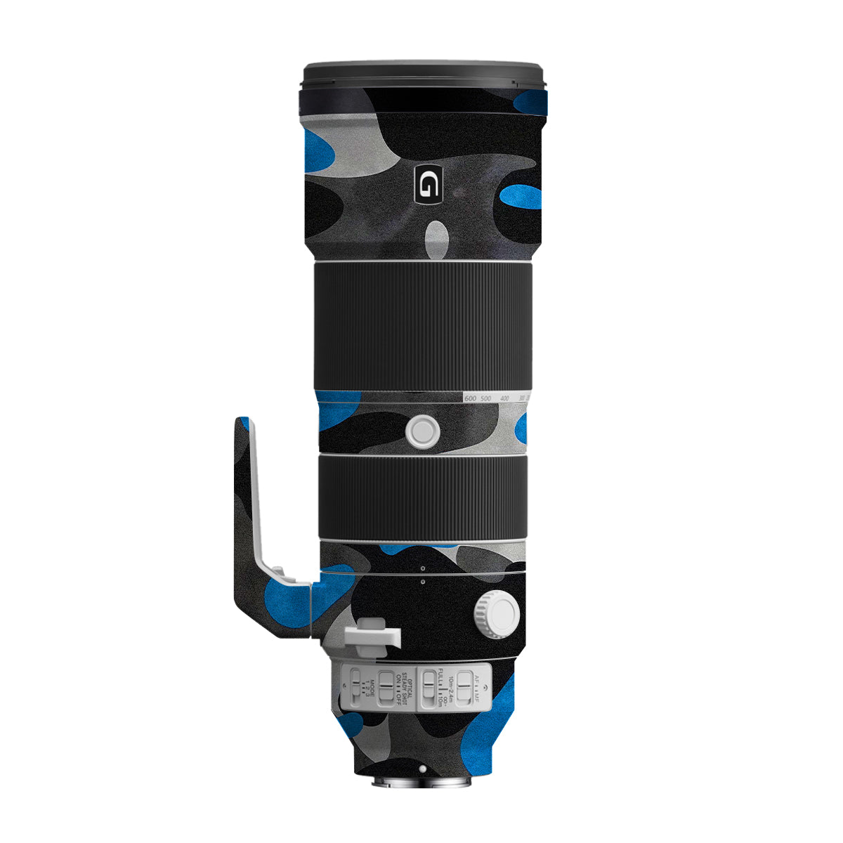 Blue Grey Camo Sony FE 200-600mm F/5.6-6.3 G OSS Camera Lens Skin