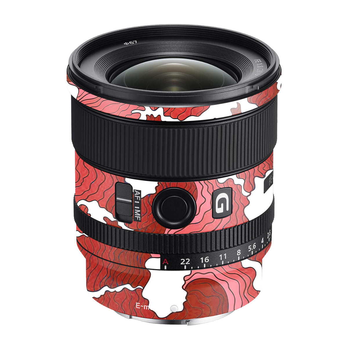 Cherry Waves Sony FE 20mm F/1.8 G Camera Lens Skin