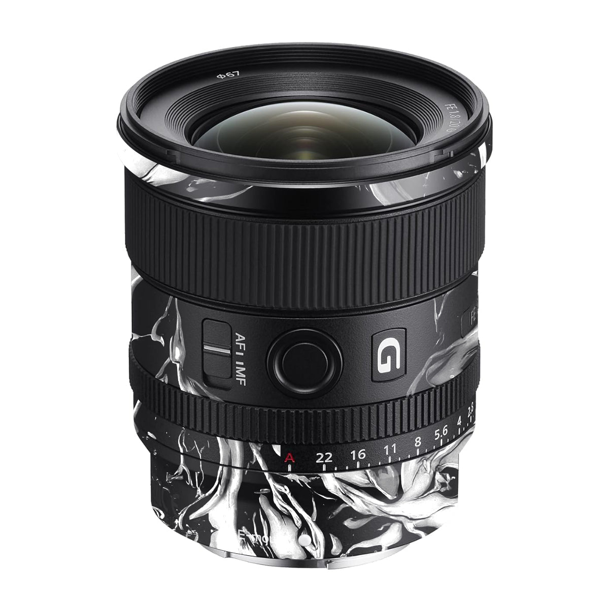 Venom Black Sony FE 20mm F/1.8 G Camera Lens Skin