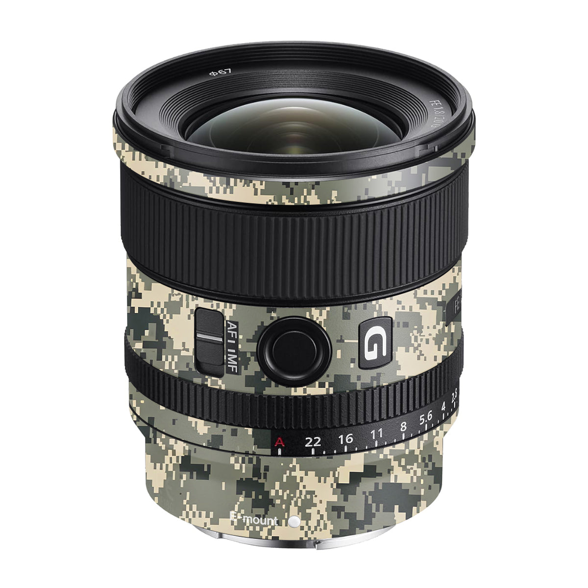 Desert Pixel Sony FE 20mm F/1.8 G Camera Lens Skin