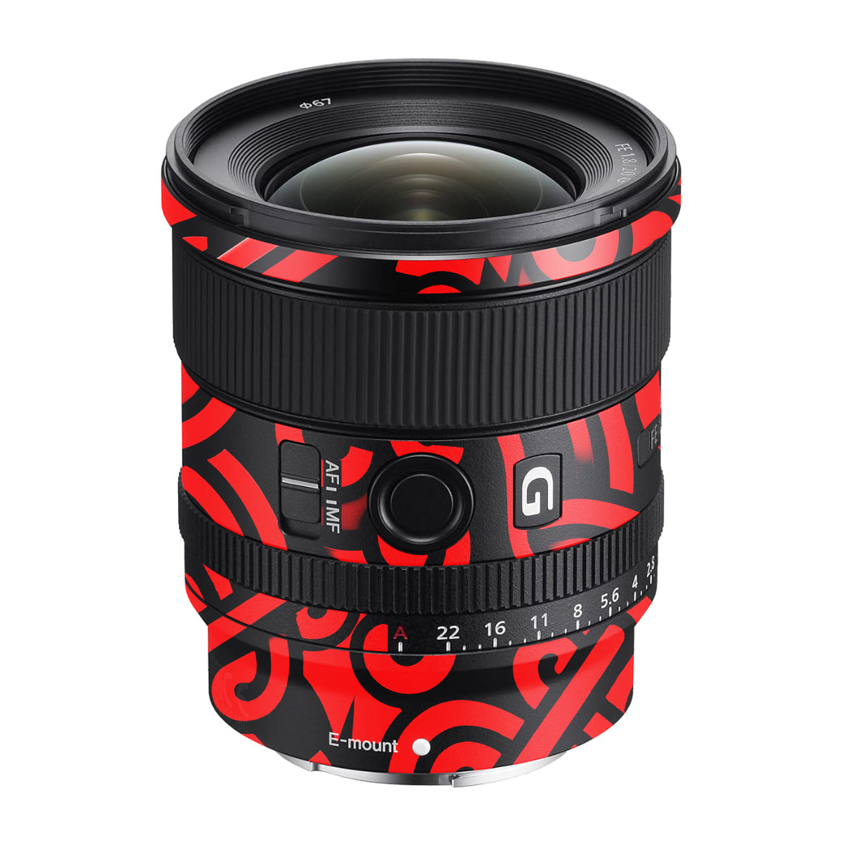 Vortex Signal Sony FE 20mm F/1.8 G Camera Lens Skin