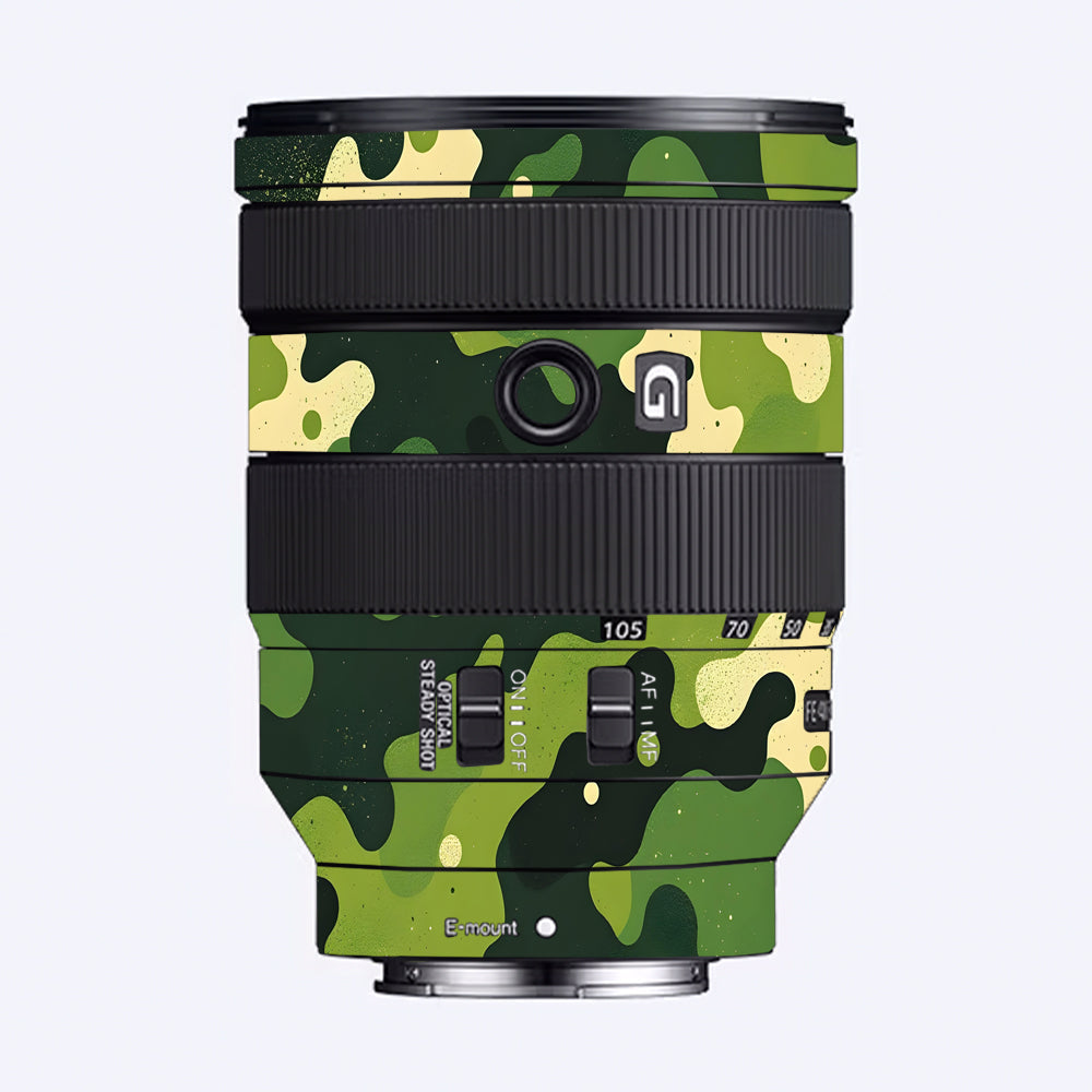 Camouflage Pattern Sony FE 24–105mm f/4 G OSS Camera Lens Skin