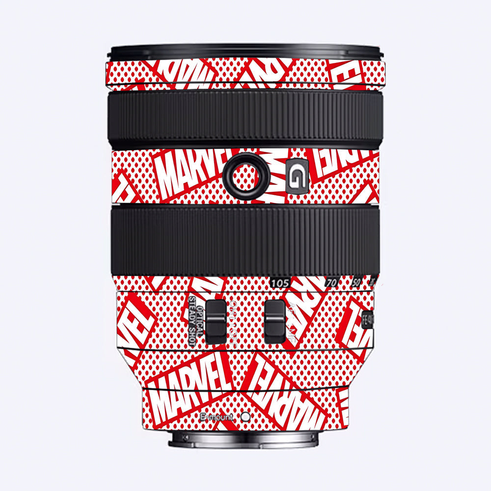 Marvel Comics Sony FE 24–105mm f/4 G OSS Camera Lens Skin