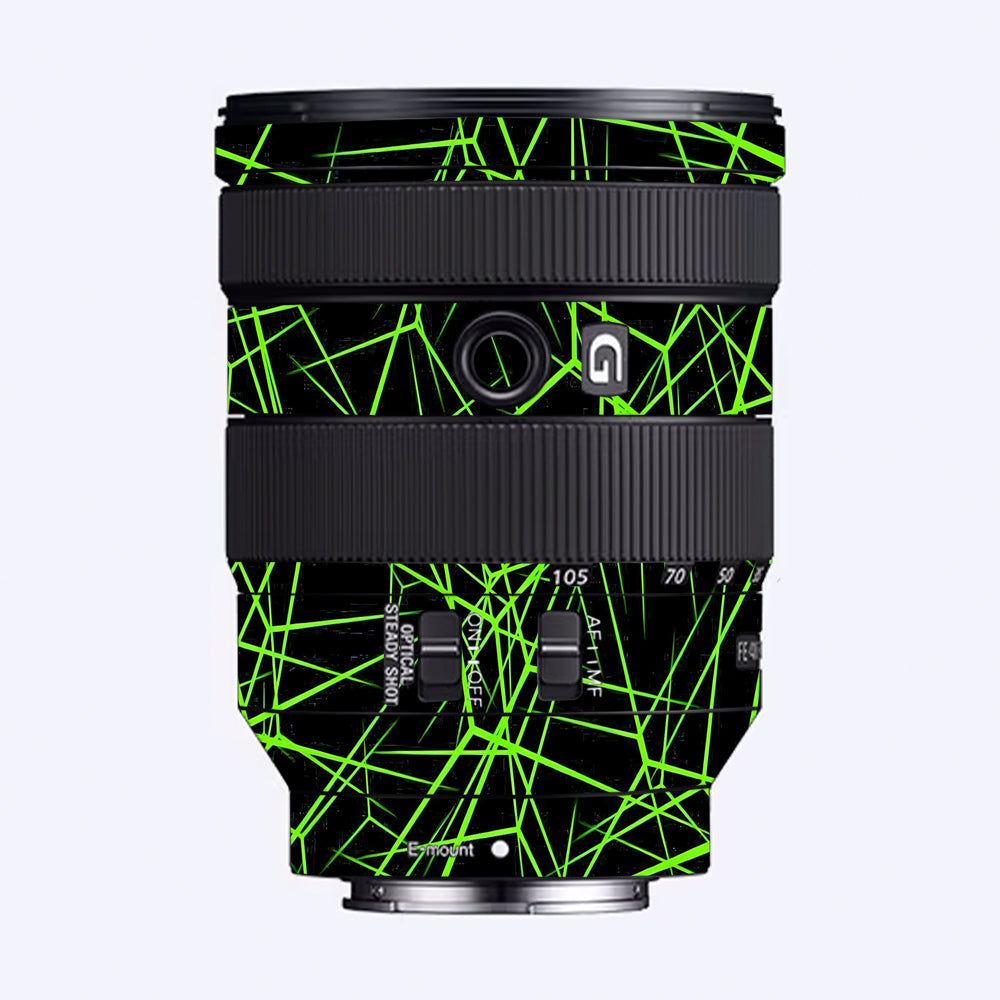 Neon Grid Sony FE 24–105mm f/4 G OSS Camera Lens Skin