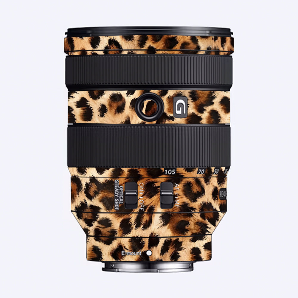 Classic Leopard Spots Sony FE 24–105mm f/4 G OSS Camera Lens Skin
