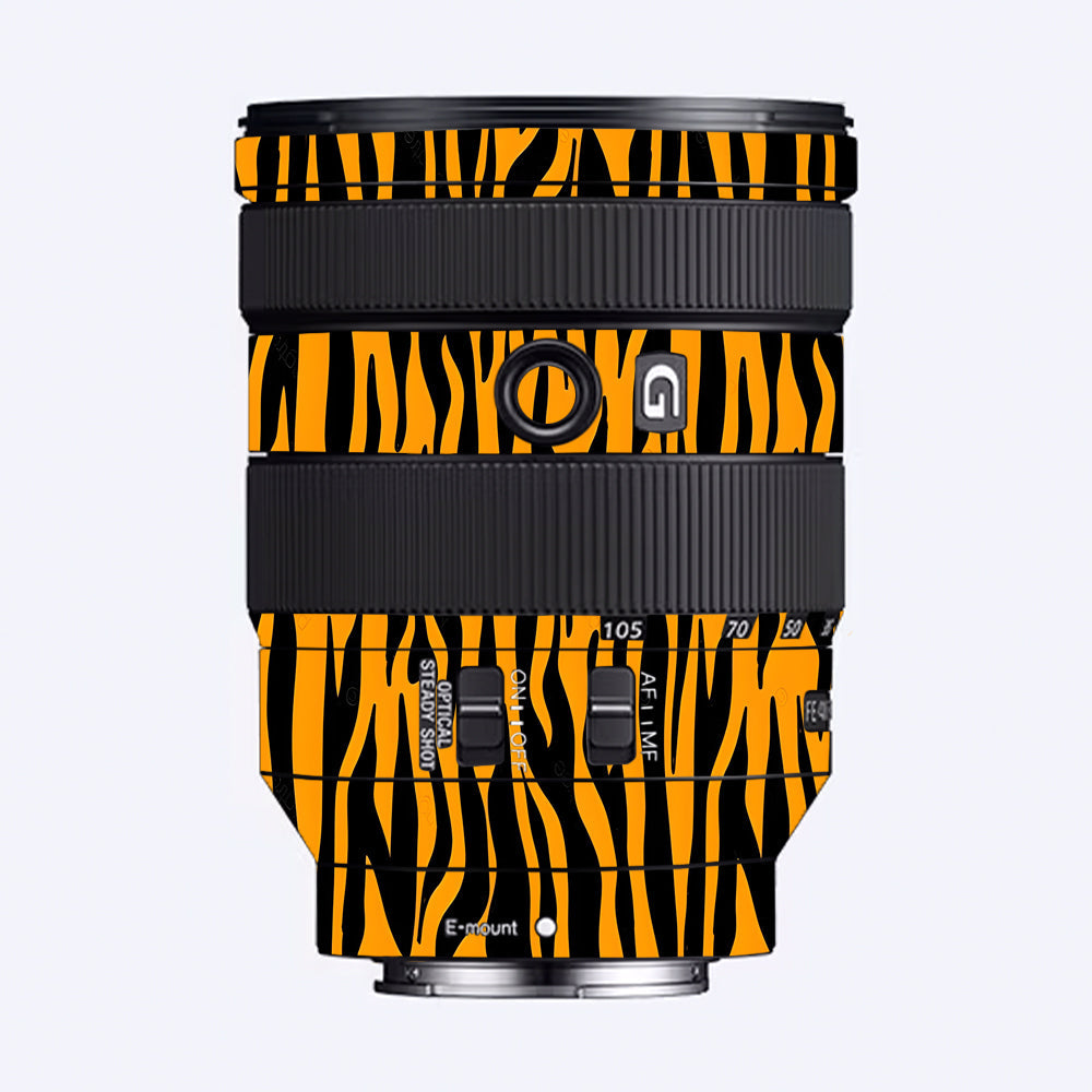 Savanna Tiger Stripes Sony FE 24–105mm f/4 G OSS Camera Lens Skin