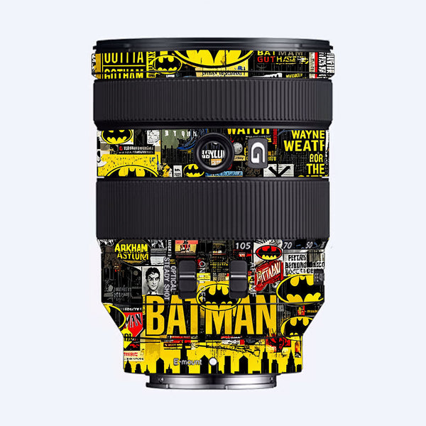 Batman Collage Sony FE 24–105mm f/4 G OSS Camera Lens Skin