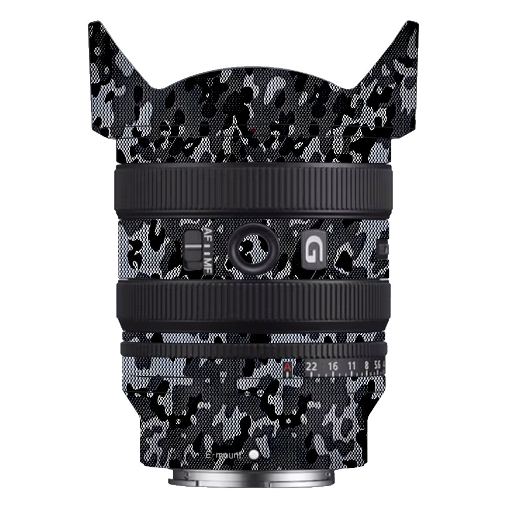Stealth Grey Camo Sony FE 24–50mm f/2.8 G Camera Lens Skin