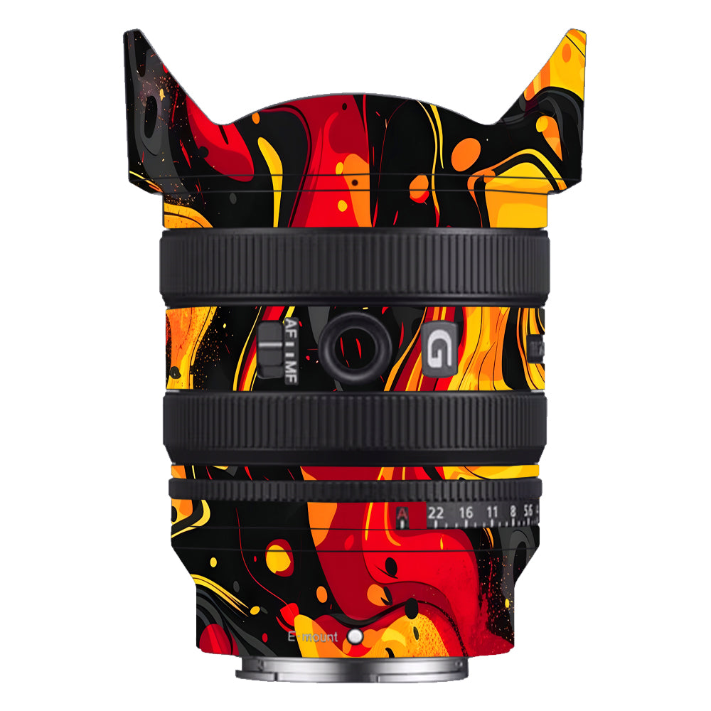 Lava Burst Sony FE 24–50mm f/2.8 G Camera Lens Skin