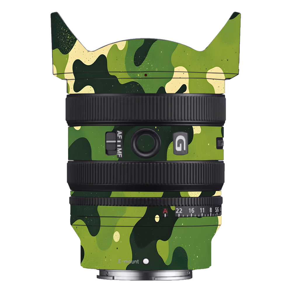 Camouflage Pattern Sony 24-50mm Camera Lens Skin