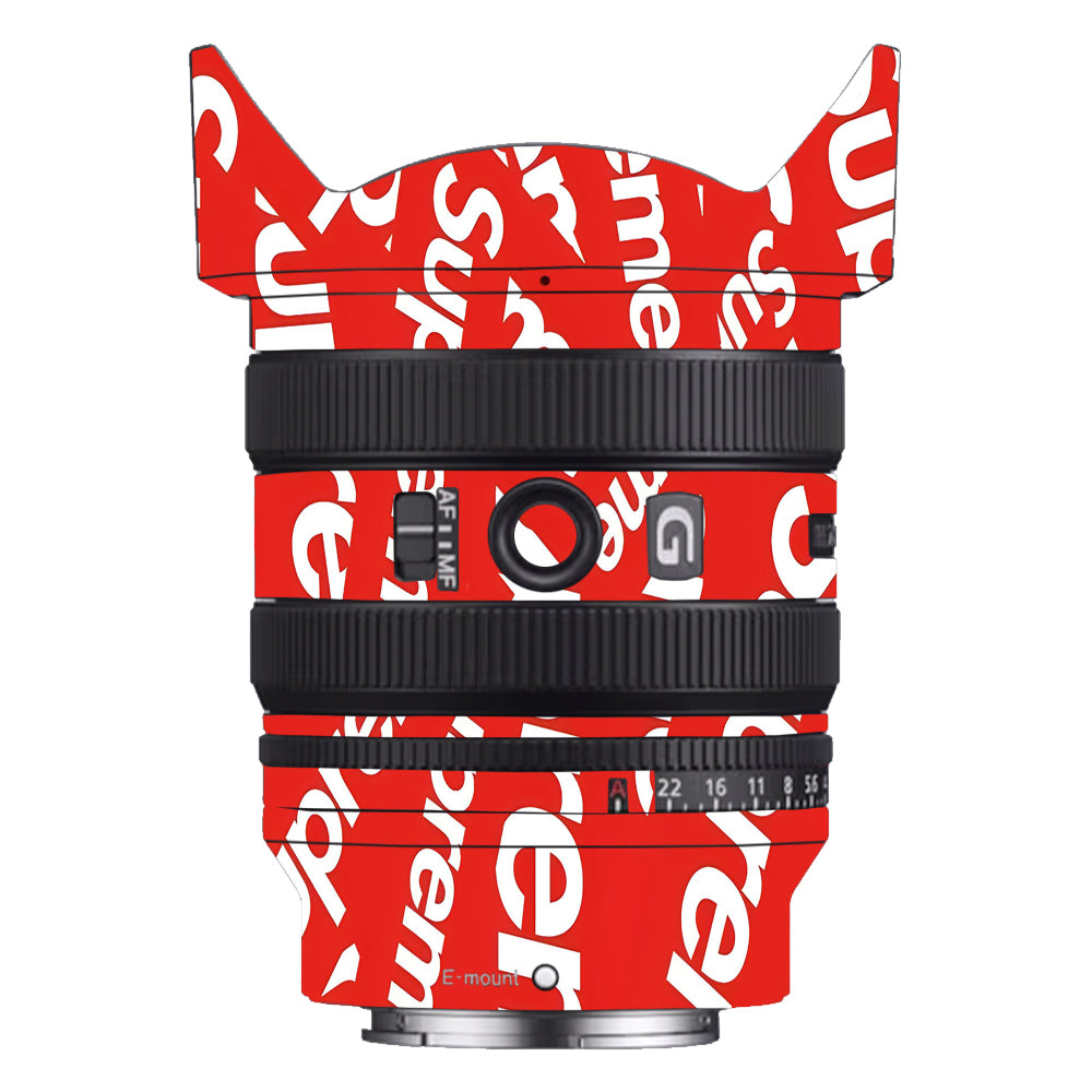 Supreme Red Sony FE 24–50mm f/2.8 G Camera Lens Skin