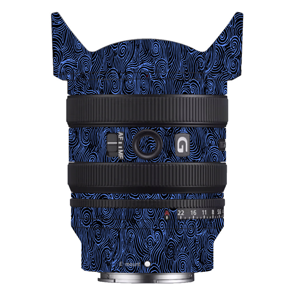 Blue Spirals Sony FE 24–50mm f/2.8 G Camera Lens Skin