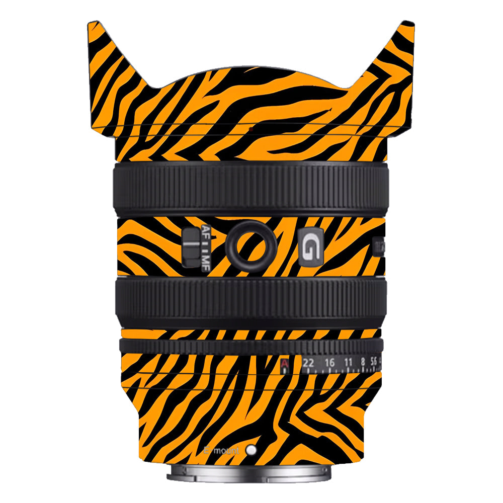Zebra Gold Pattern Sony FE 24–50mm f/2.8 G Camera Lens Skin