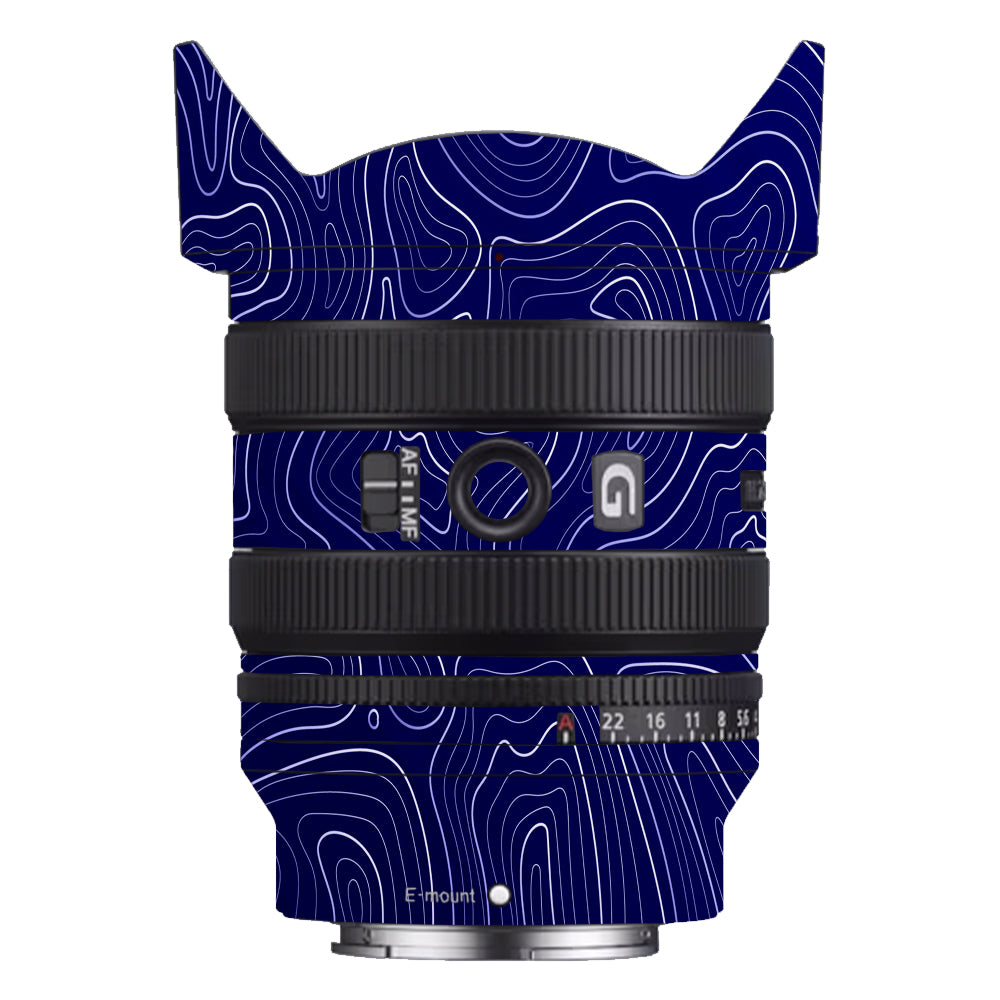 Deep Blue Contour Sony FE 24–50mm f/2.8 G Camera Lens Skin